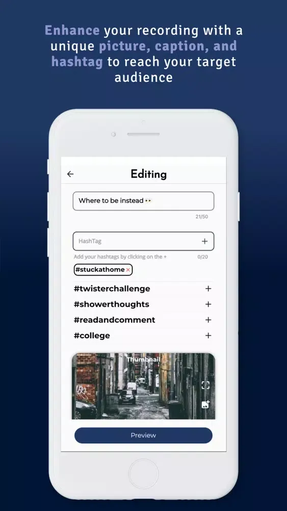 ภาพหน้าจอของ Voiceweb: Audio Social Network