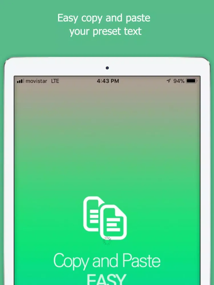 Copy and Paste Easy iPad  سکرین شاٹس