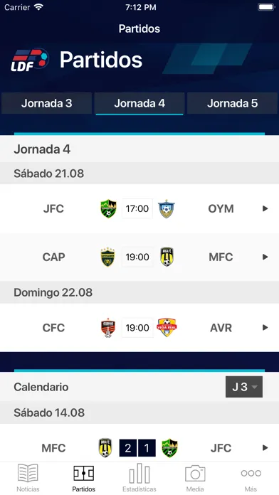 Liga Dominicana de Fútbol Screenshots