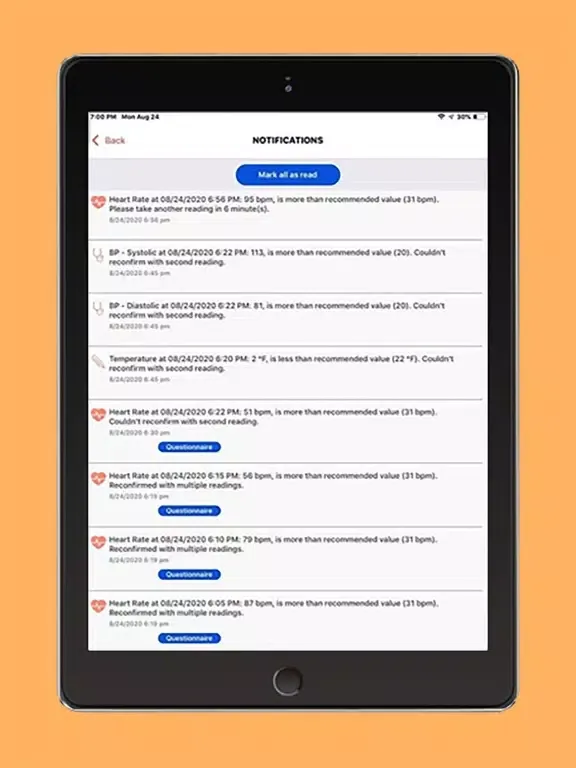 Captures d'écran de YesDoctor iPad 