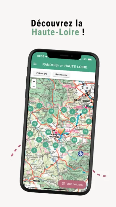 Zrzuty ekranu RANDO(S) en HAUTE-LOIRE