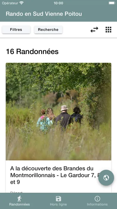 Capturas de tela do Rando en Sud Vienne Poitou