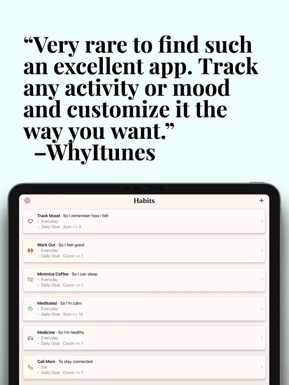 Get On Track: Mindful Habits iPad  Ekran Görüntüleri