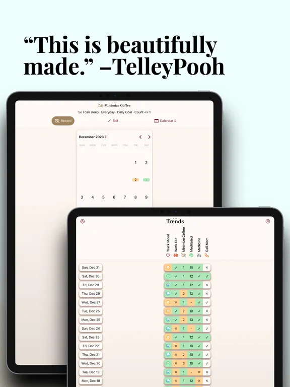 Get On Track: Mindful Habits iPad  Ekran Görüntüleri