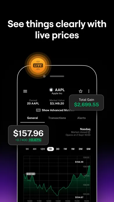 Delta Investment Tracker Screenshots