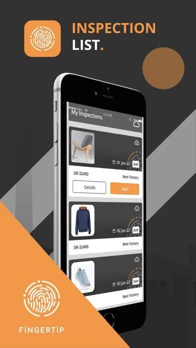 Fingertip: Digital QA/QC Screenshots