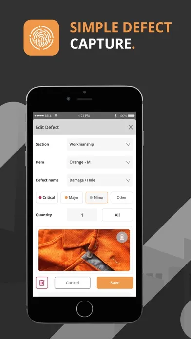Fingertip: Digital QA/QC Screenshots