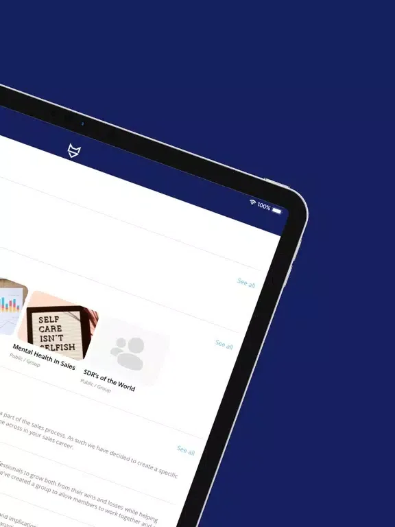 The Sales Huddle iPad  स्क्रीनशॉट