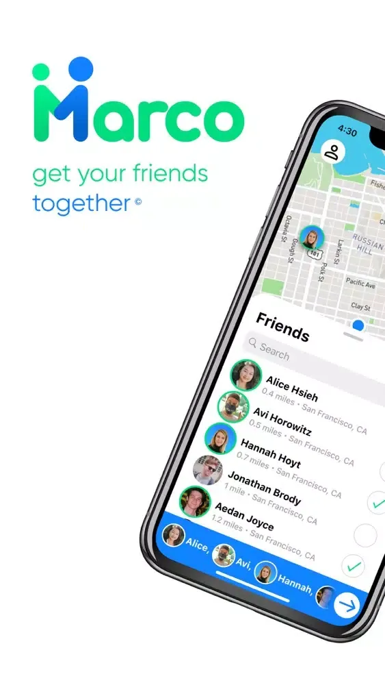 Zrzuty ekranu Marco – Private social hub