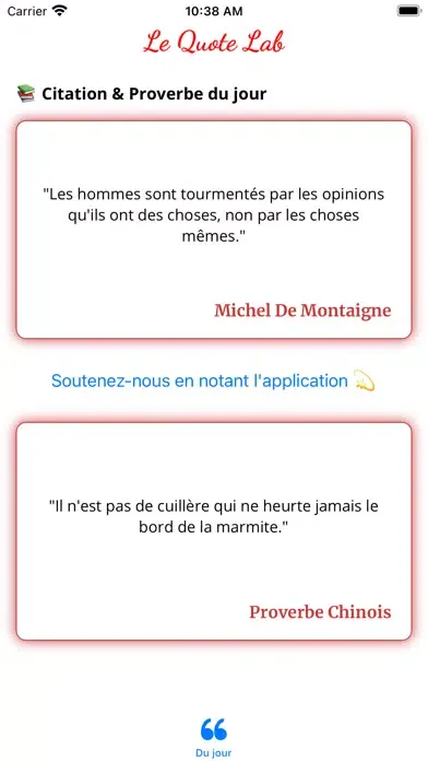 Скриншоты Citations & Proverbes