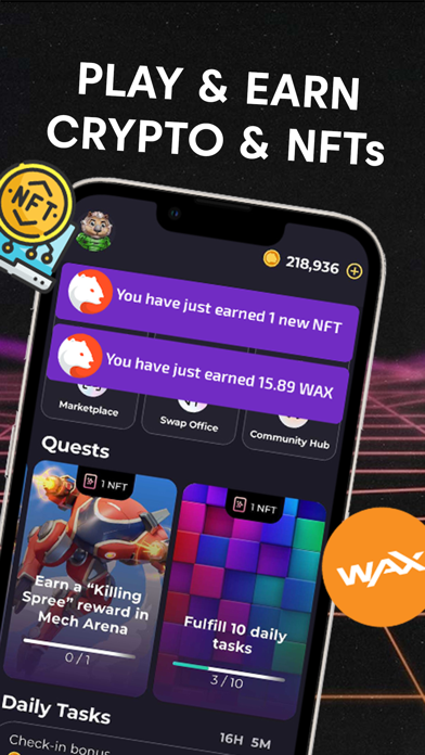 Wombat: Play, Earn, Connect スクリーンショット