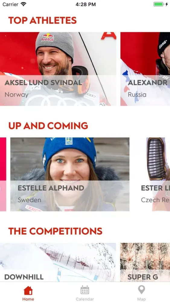 Åre 2019 Event App Screenshots