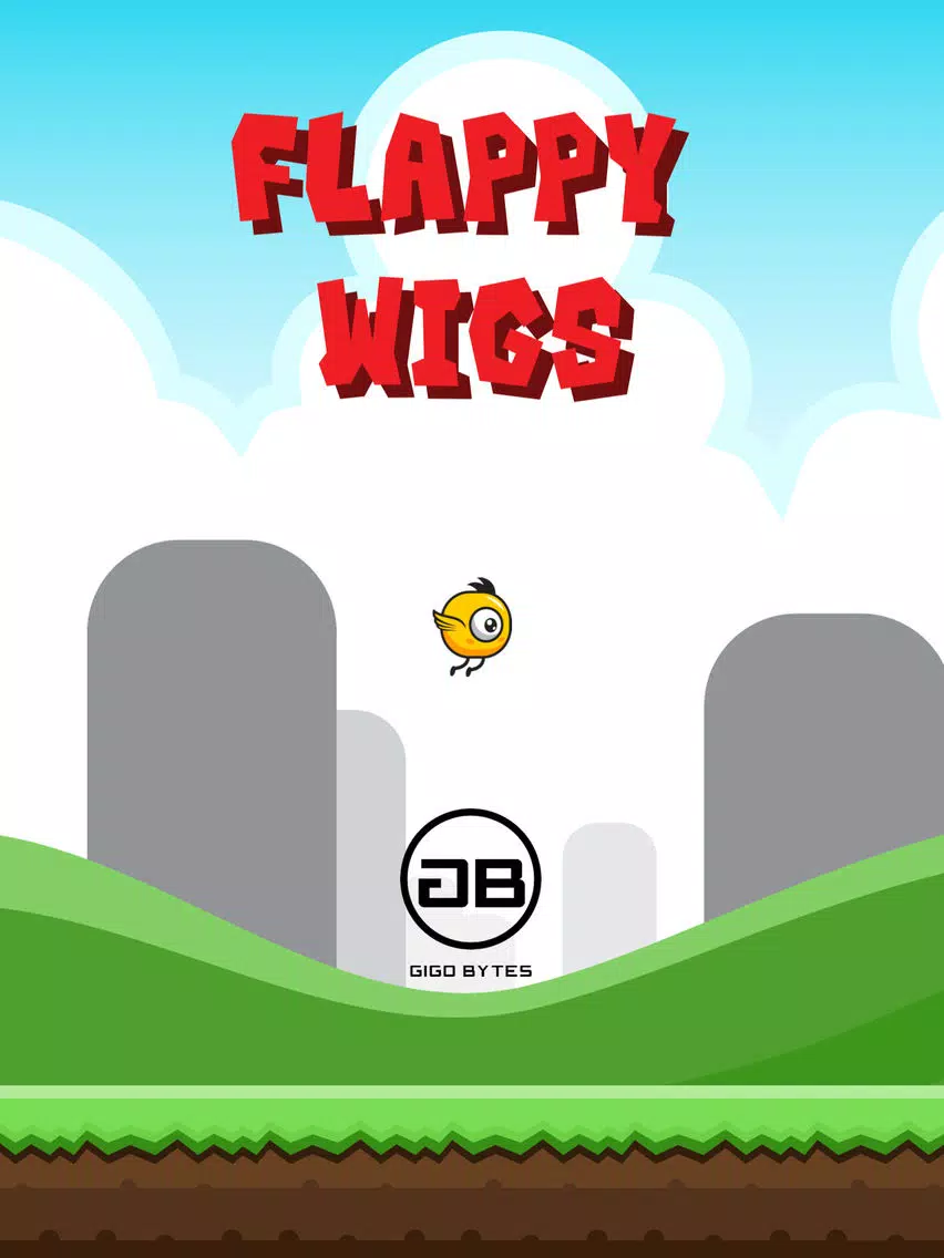 Flappy Wigs - Tap to Flap a Cute Flappy Bird iPad  스크린샷
