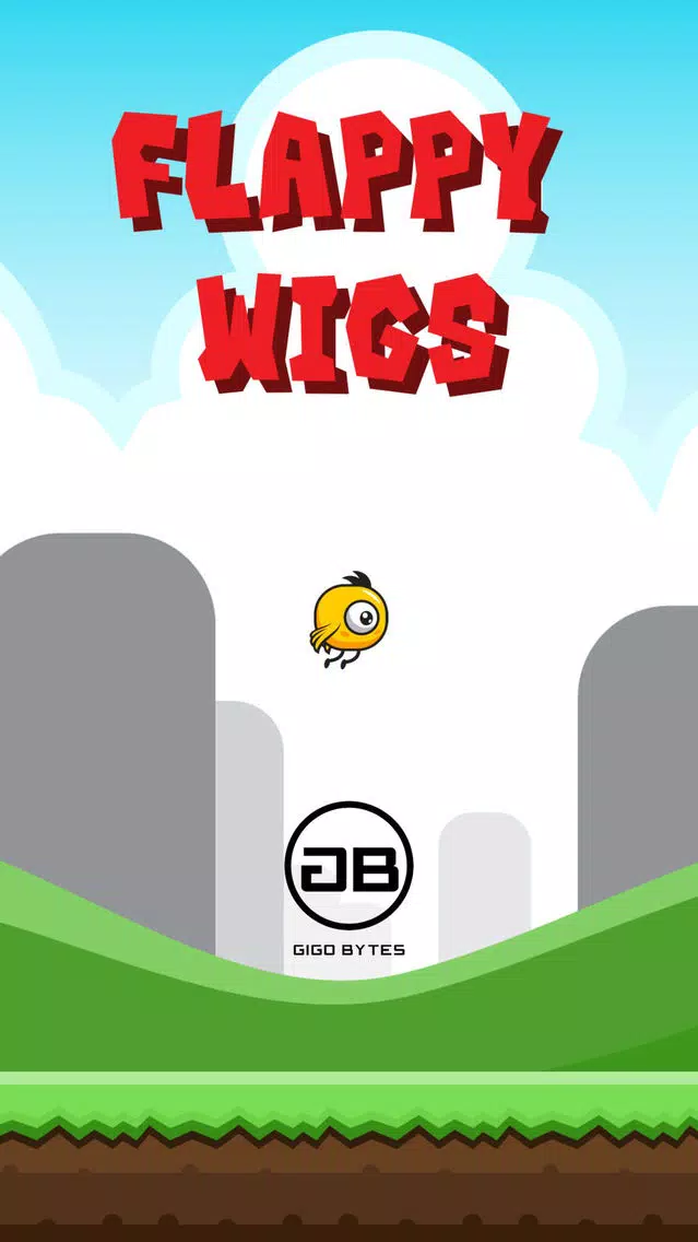 Flappy Wigs - Tap to Flap a Cute Flappy Bird 스크린샷