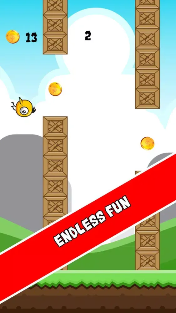 Flappy Wigs - Tap to Flap a Cute Flappy Bird应用截图