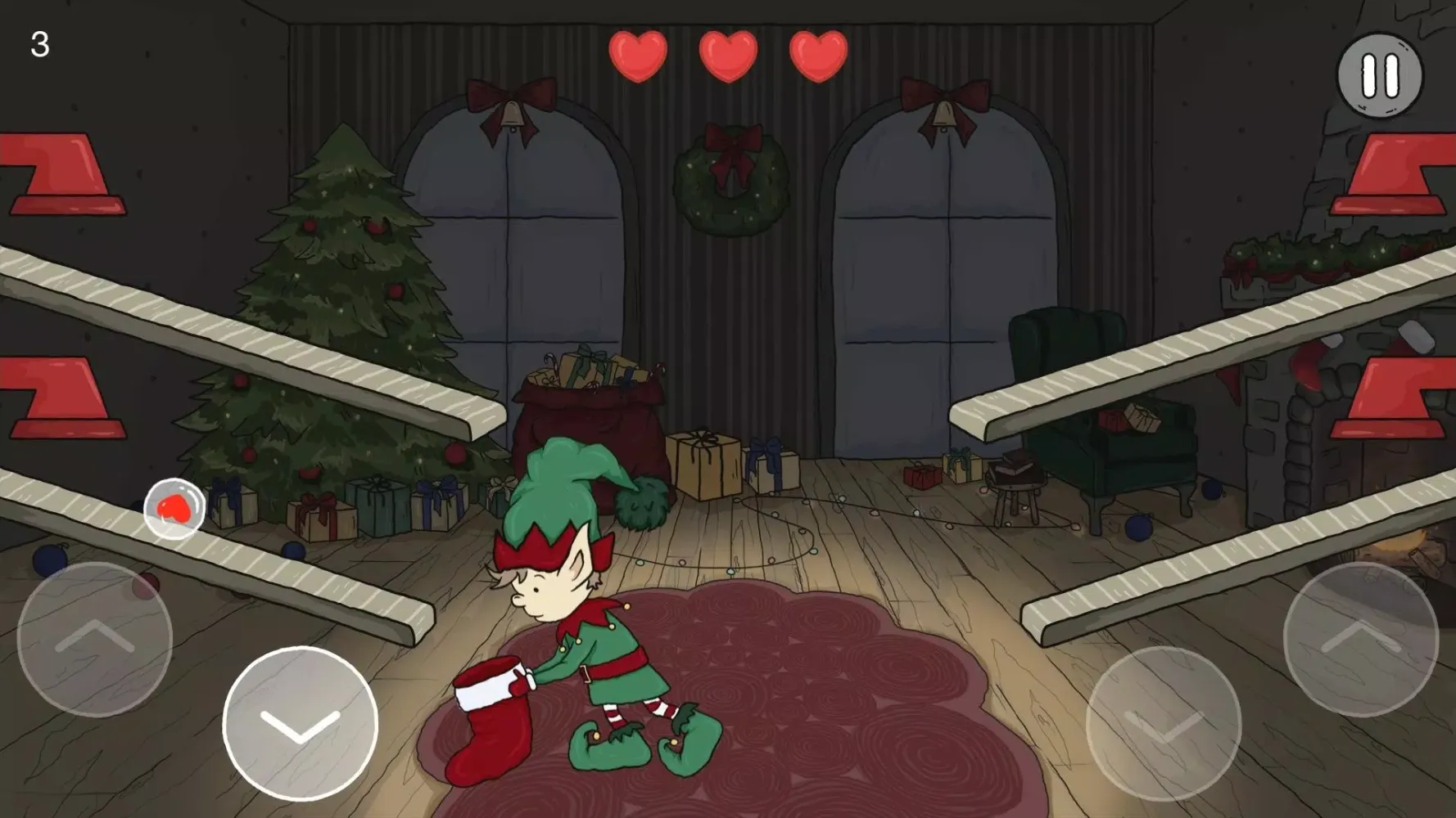 ภาพหน้าจอของ Christmas Secrets game
