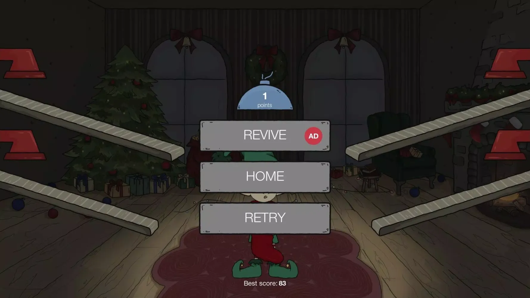 ภาพหน้าจอของ Christmas Secrets game