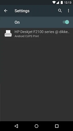 CUPS Printing Screenshots