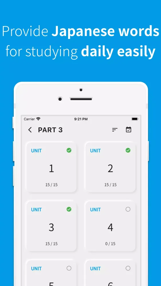 JLPT Japanese vocabulary Screenshots
