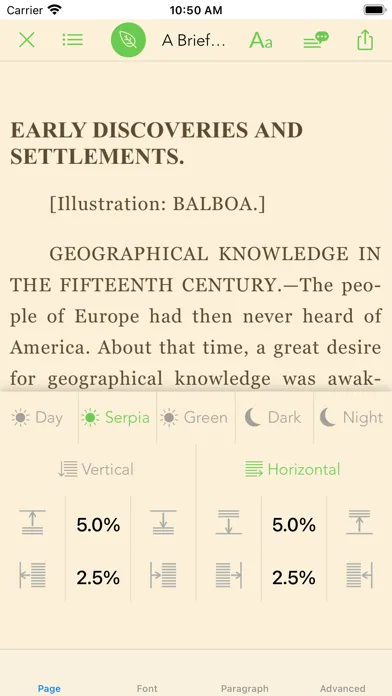 Tangkapan layar D.S.Reader