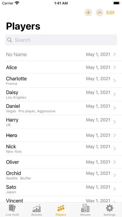 Pokeri: Live Poker Tracker应用截图