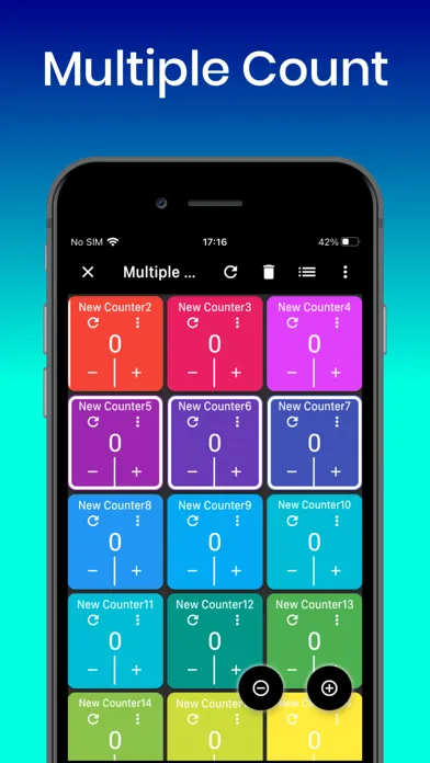Multiple Smart Counter スクリーンショット
