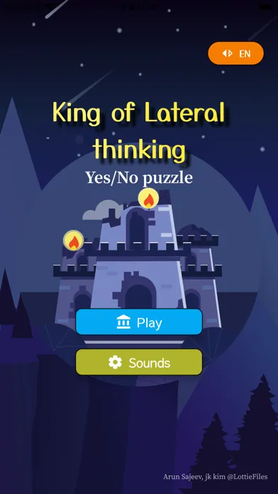 Ảnh chụp màn hình của 謎解きの王様 Lateral thinking game