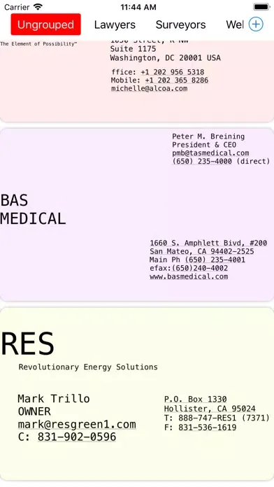 Business Card Helper应用截图