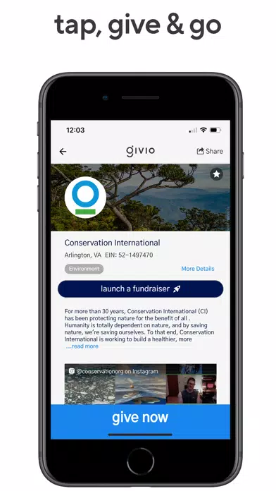 Скриншоты Givio - The Giving App