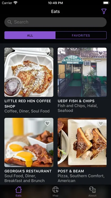 Captures d'écran de Black-Owned LA Eats