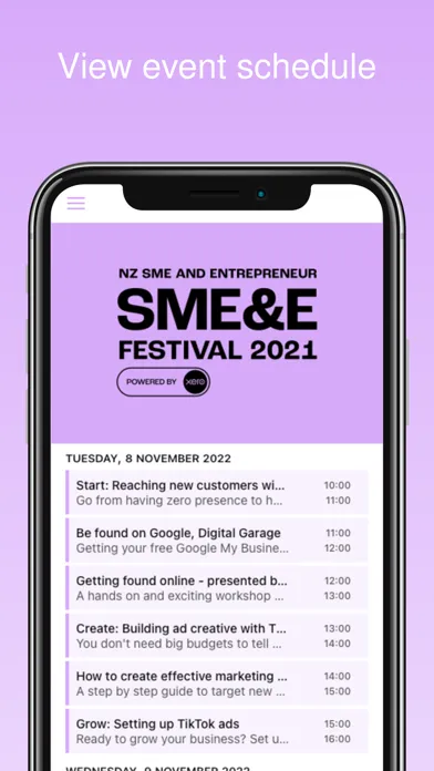 NZ SME & E Festival سکرین شاٹس