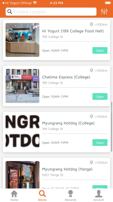 Ảnh chụp màn hình của Que Food
