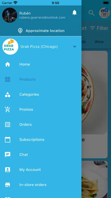 Grab Pizza Screenshots