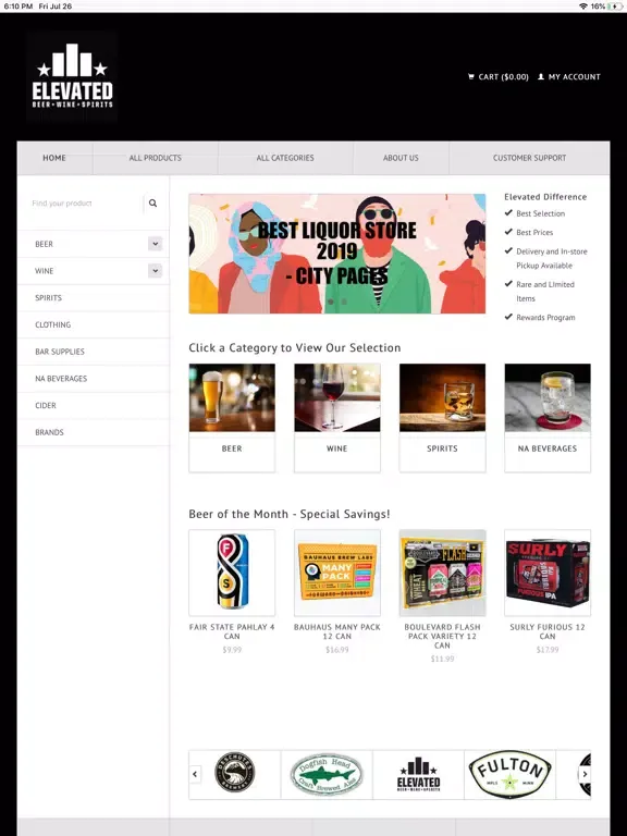 صور Elevated Beer Wine & Spirits iPad 