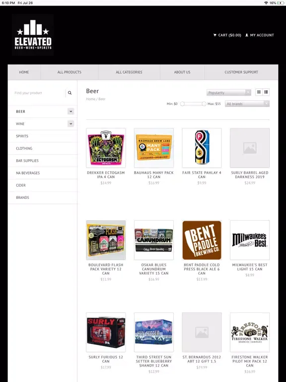 صور Elevated Beer Wine & Spirits iPad 