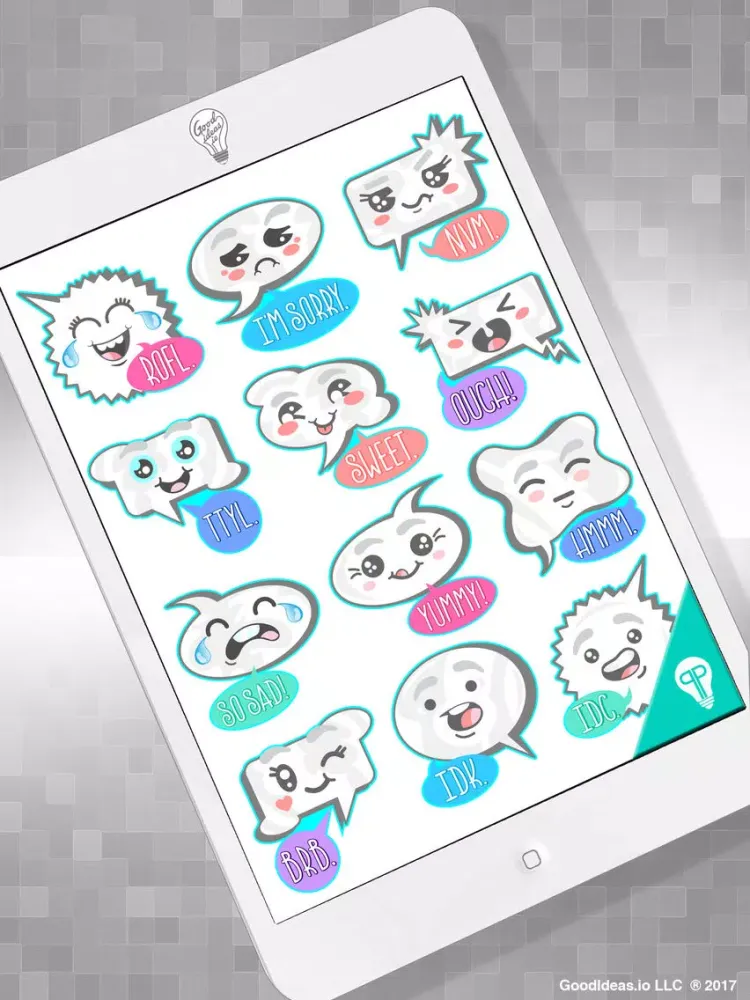 تصاویر Wordy Balloon Stickers iPad 