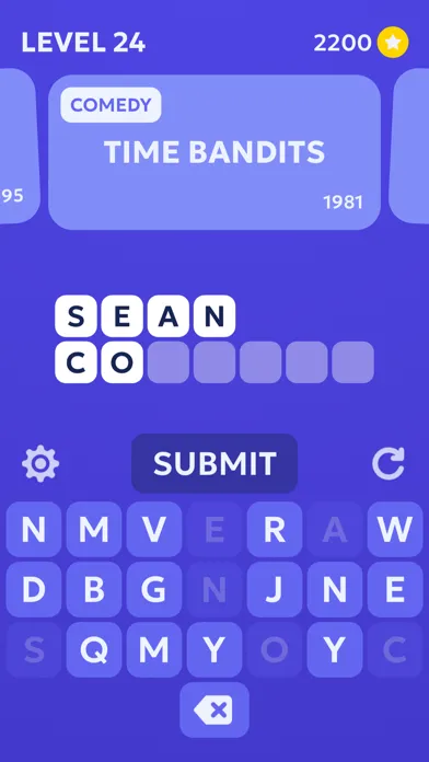 Tangkapan skrin Guess the Star - Movie Quiz