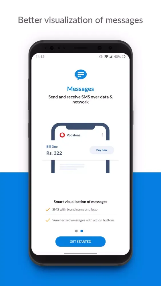 Zrzuty ekranu Messages