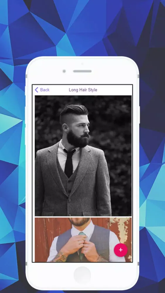 Captures d'écran de Barber: Men Hairstyle Catalog, Inspiration, Styler and Haircut Design