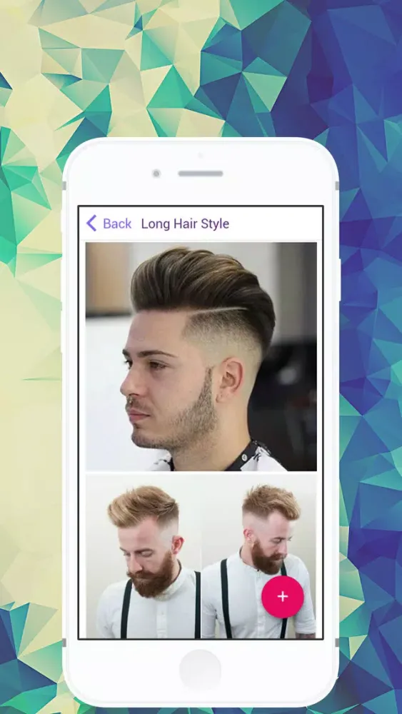 Captures d'écran de Barber: Men Hairstyle Catalog, Inspiration, Styler and Haircut Design