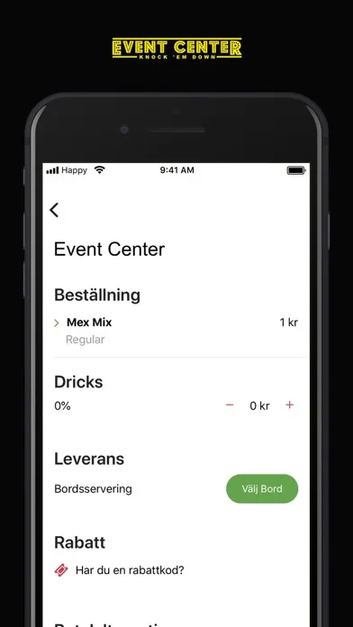 Event Center سکرین شاٹس