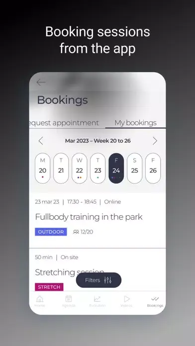 Captures d'écran de BK Coaching