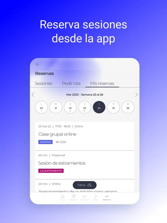 Capturas de pantalla de David Coach iPad 