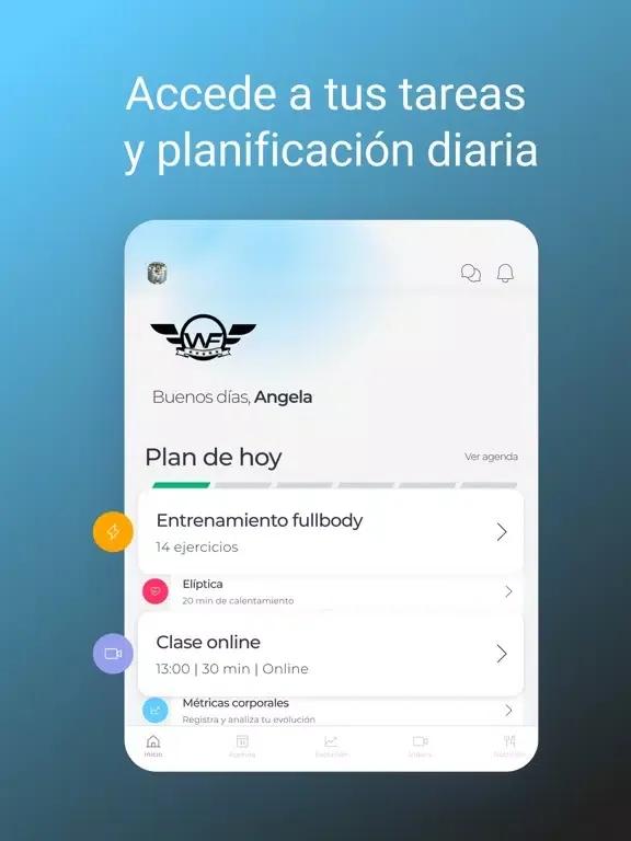 Entrena con FitWilly iPad  سکرین شاٹس