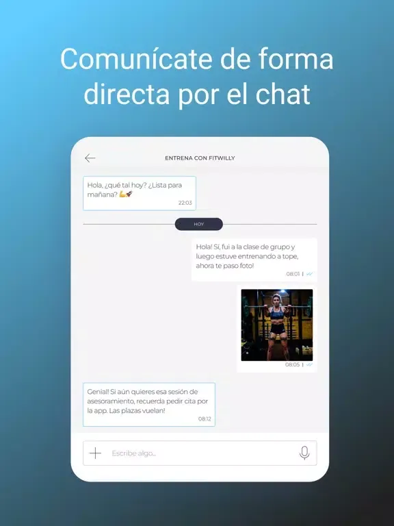 Entrena con FitWilly iPad  سکرین شاٹس