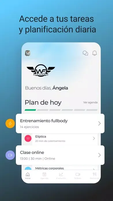 Entrena con FitWilly سکرین شاٹس