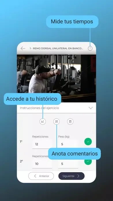 Entrena con FitWilly سکرین شاٹس