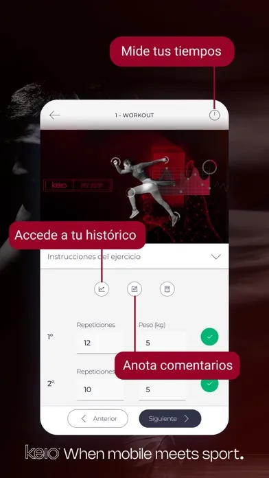 Captures d'écran de Keio Fit