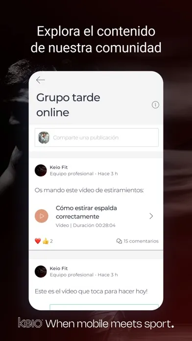 Captures d'écran de Keio Fit