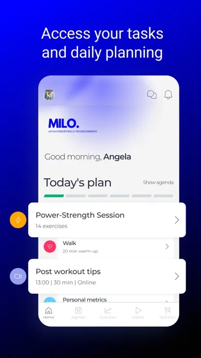 Screenshot di CoachedbyMilo